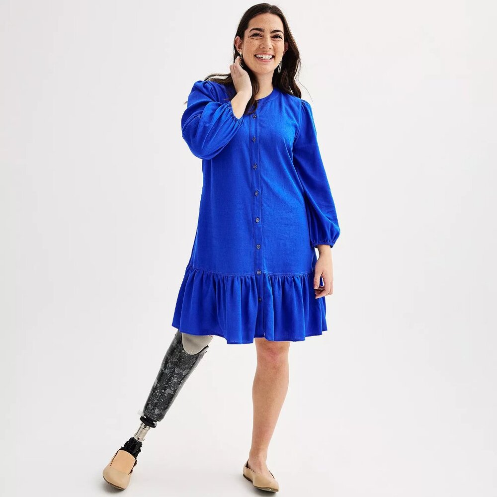 Nine West Mini Dress Size Medium – Blue NWT